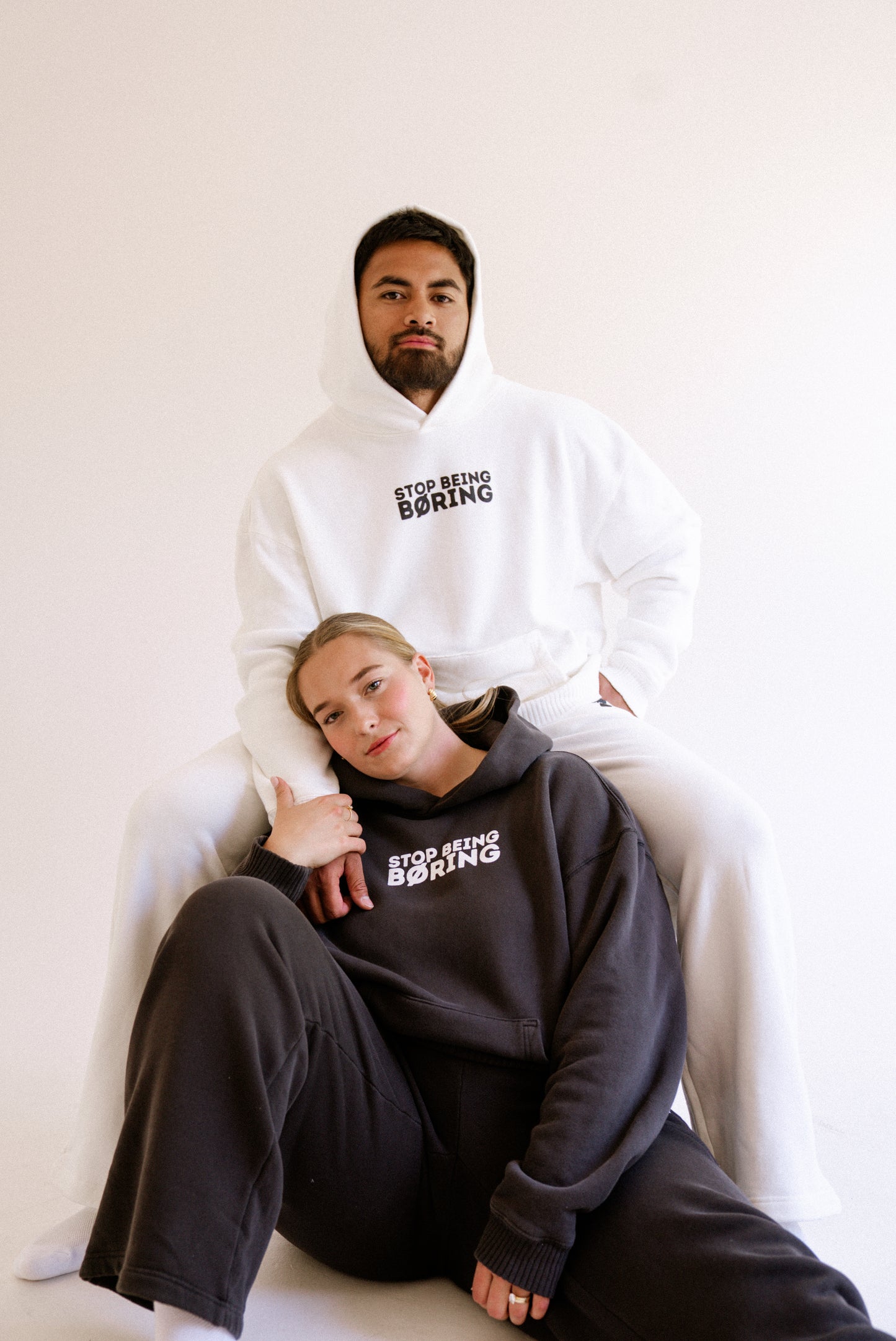 Vintage White Hoodie