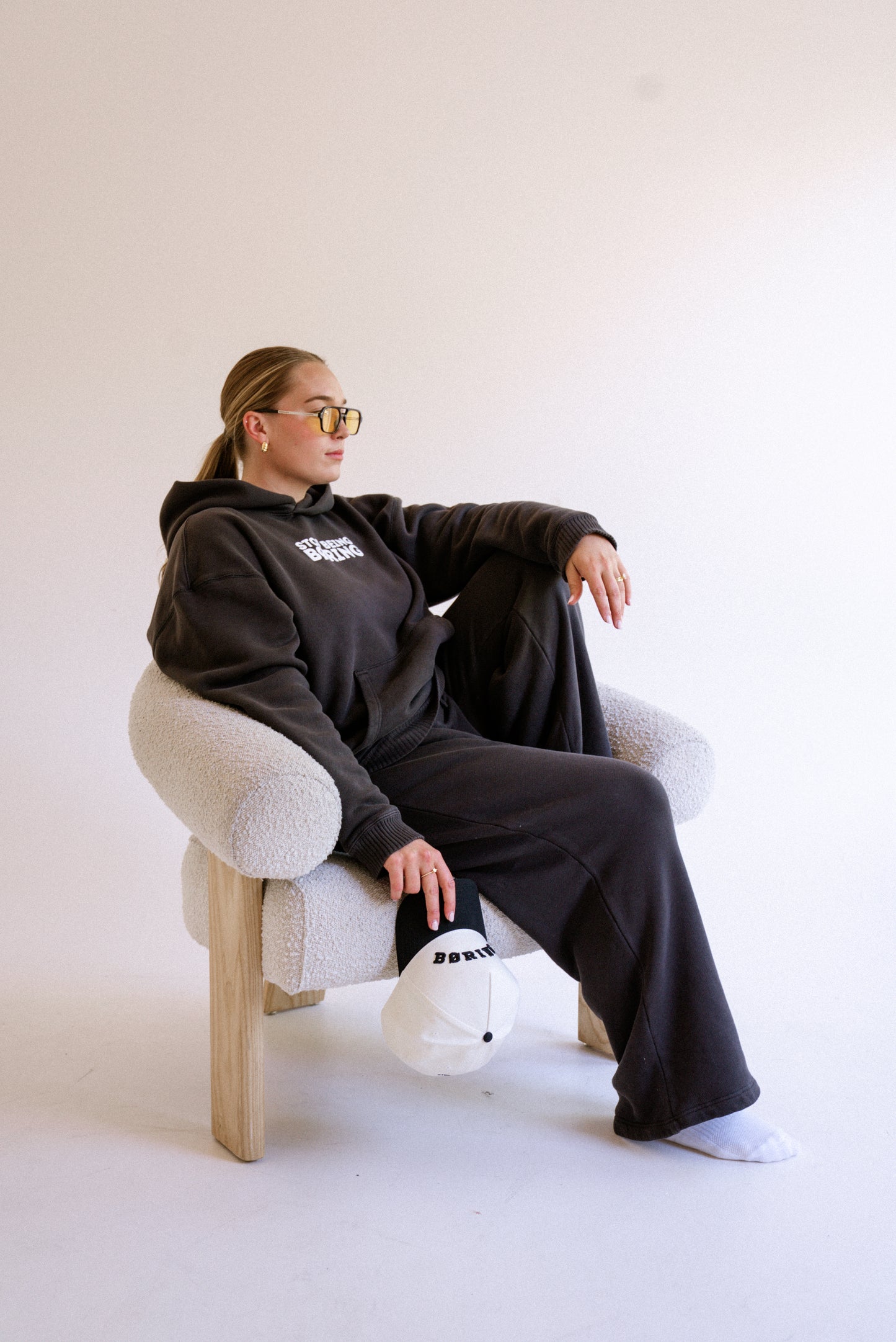 Vintage Black Hoodie