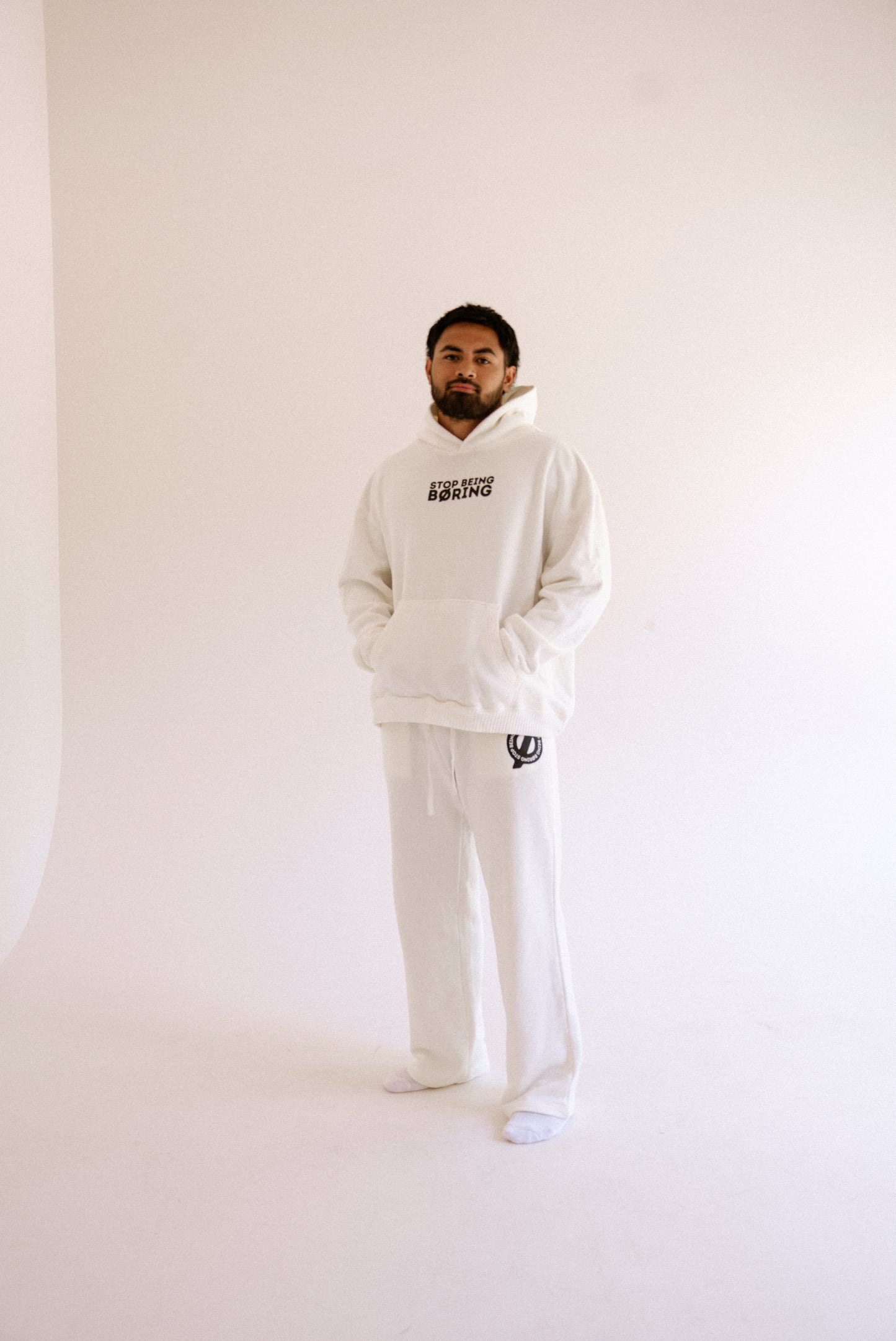 Vintage White Hoodie