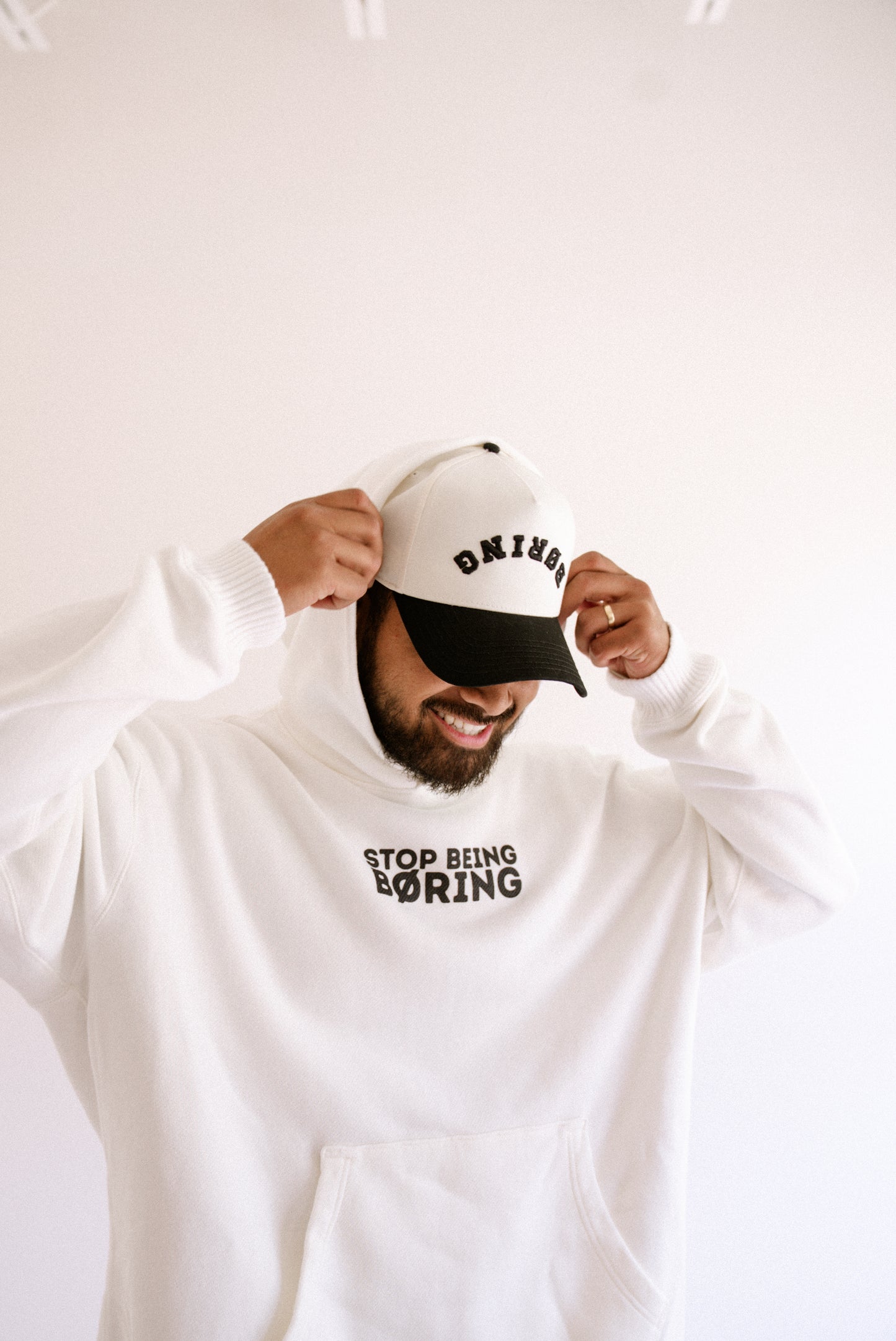 Stop Being Børing Trucker Hat